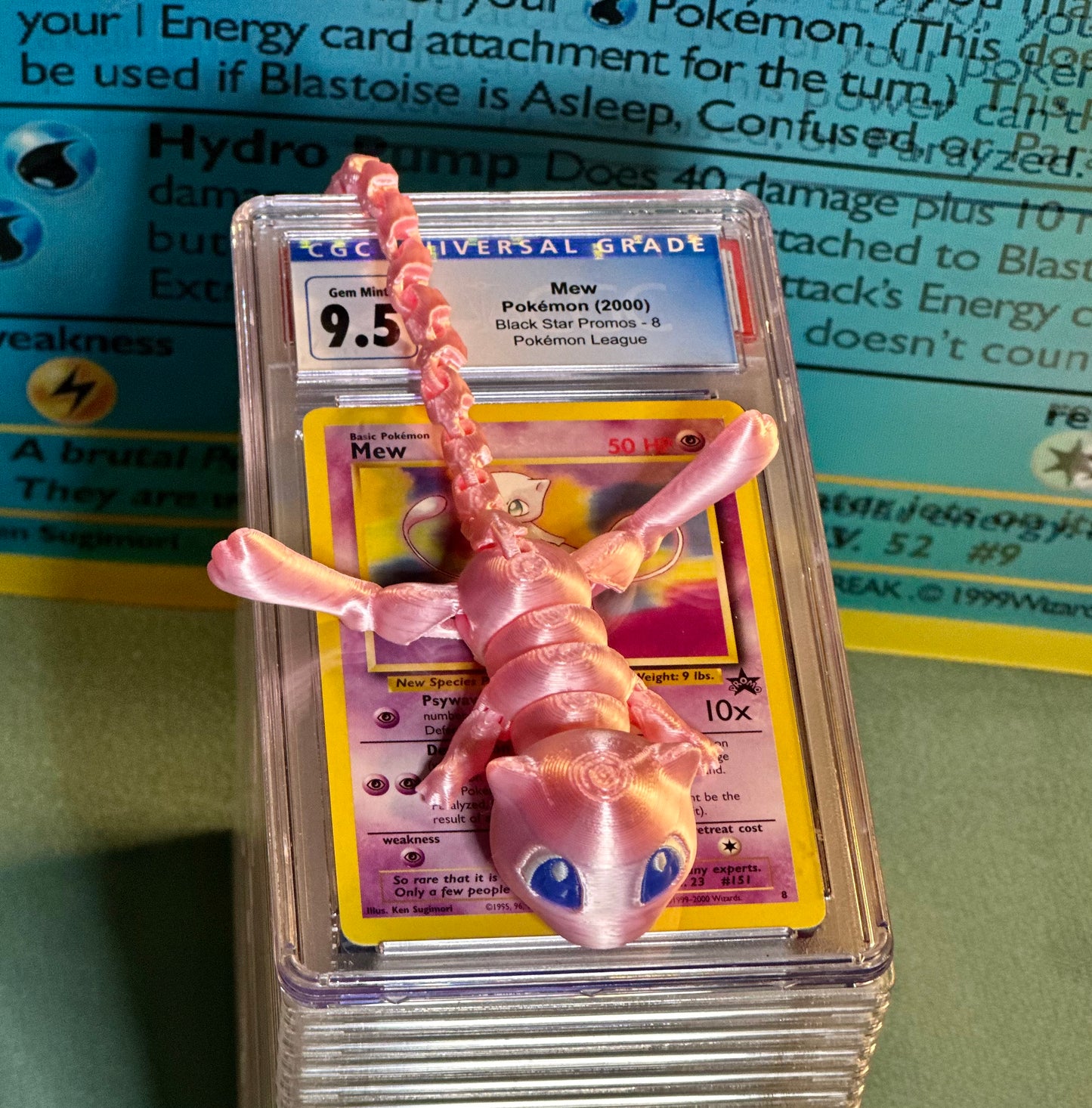 M e w articulated 3D printed toy